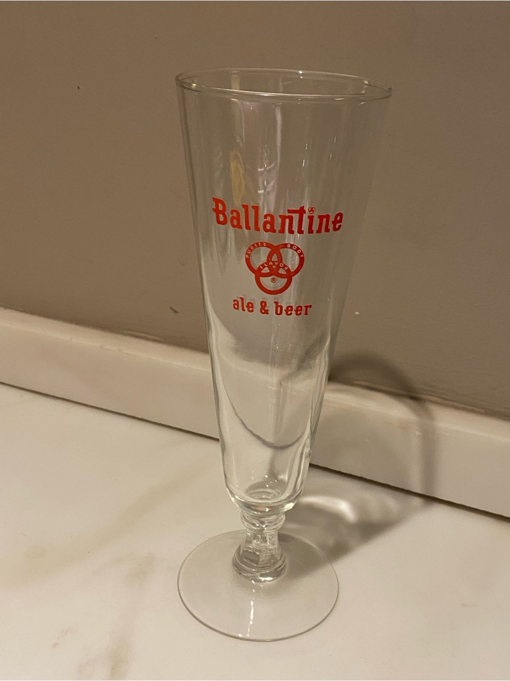 *Vintage* Ballantine Pilsner Glass